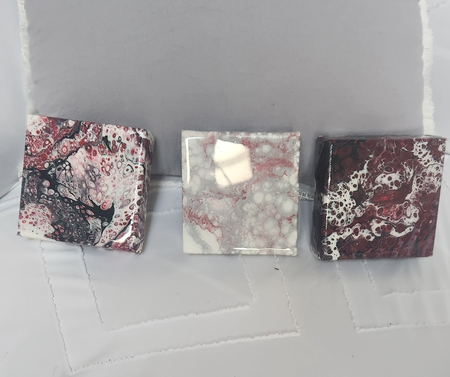 Paint Pouring Art/Really Red ♥️ small canvas s