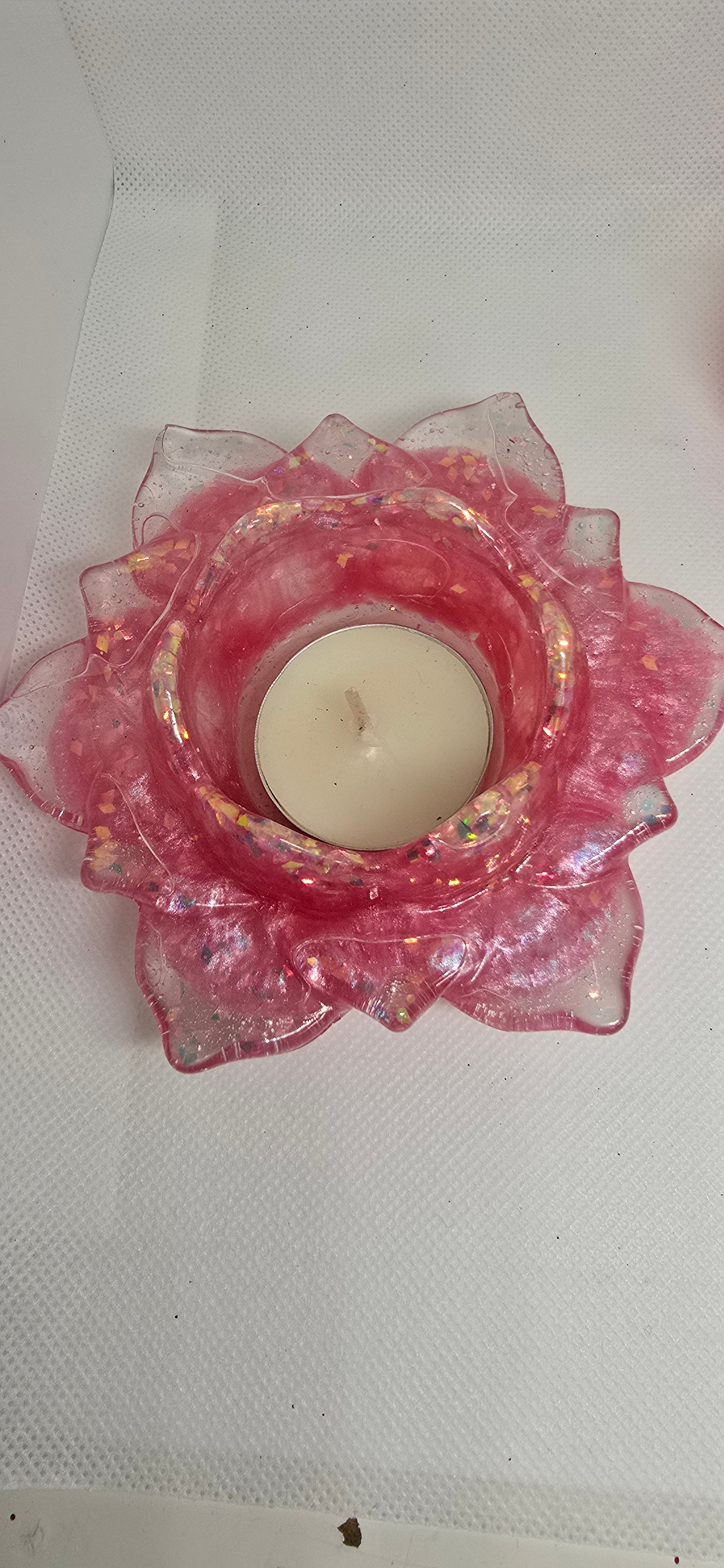 Resin tea light holders
