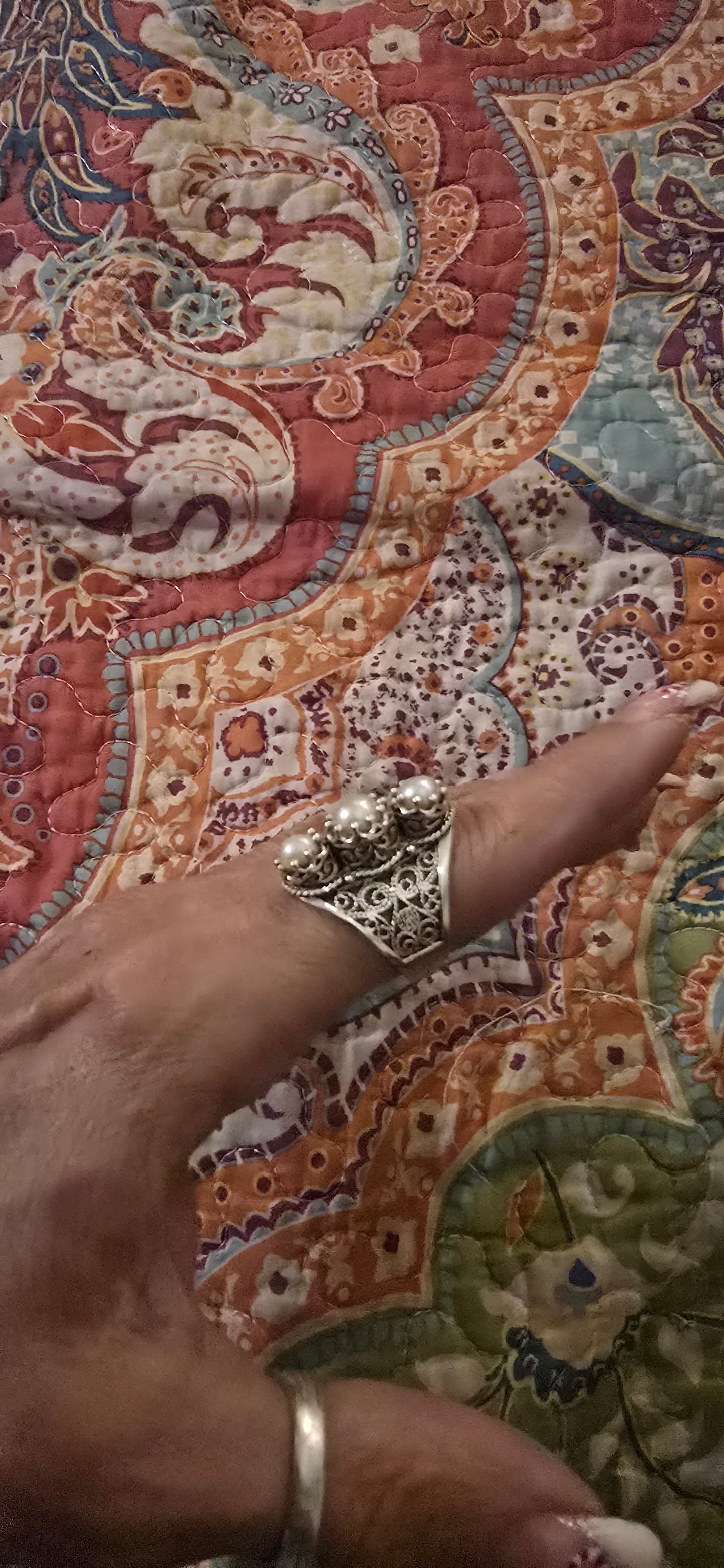 Sterling silver Pearl ring