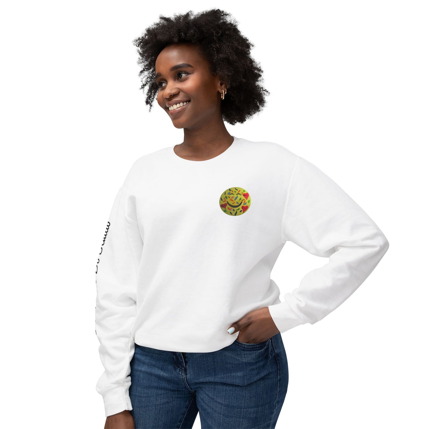 Love What I Do Smiley Sweatshirt