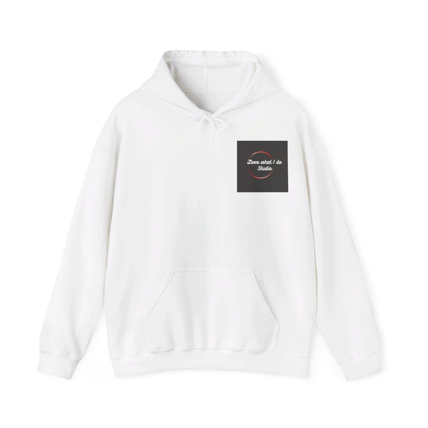 "Love What I Do" branded Heavy Hoodie