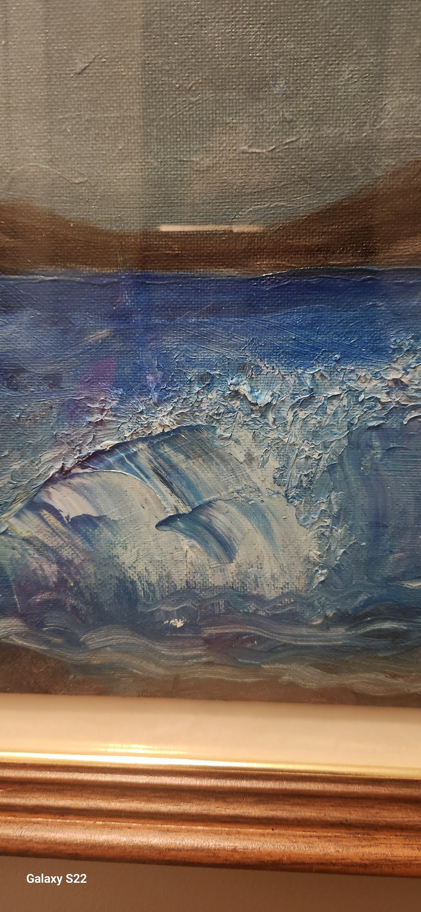 Oil painting Stormy Night