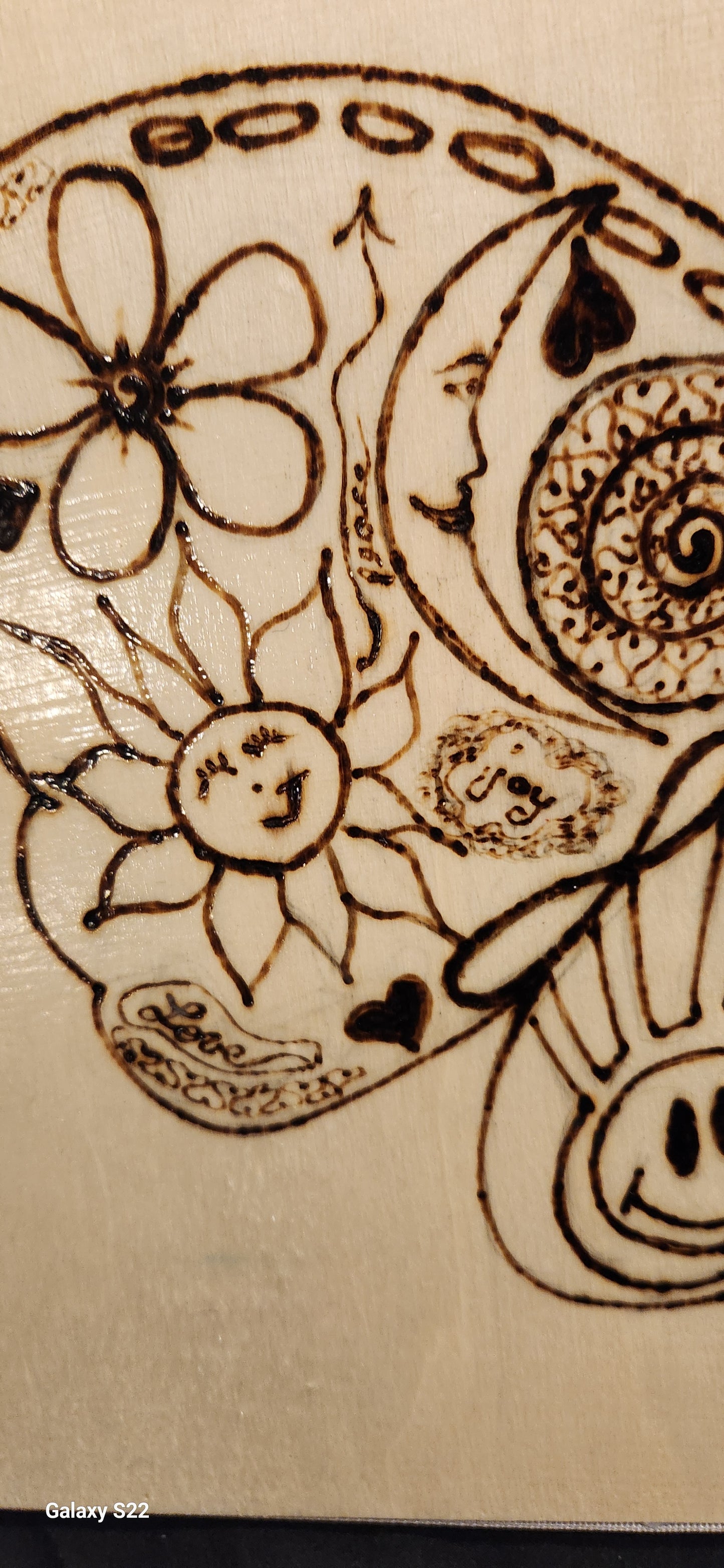 Woodburning Art /Butterfly Eyes