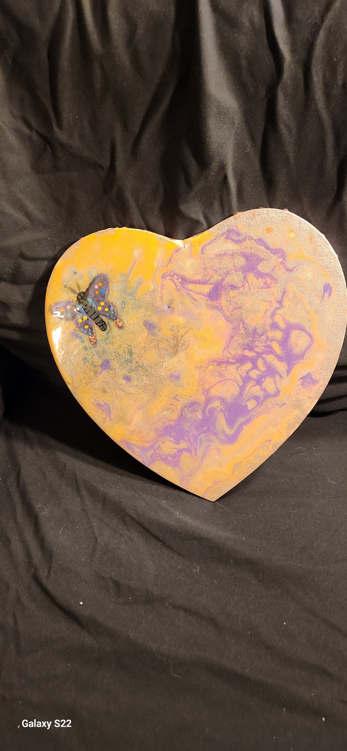 PAINT POURING ART /Hearty Butterfly