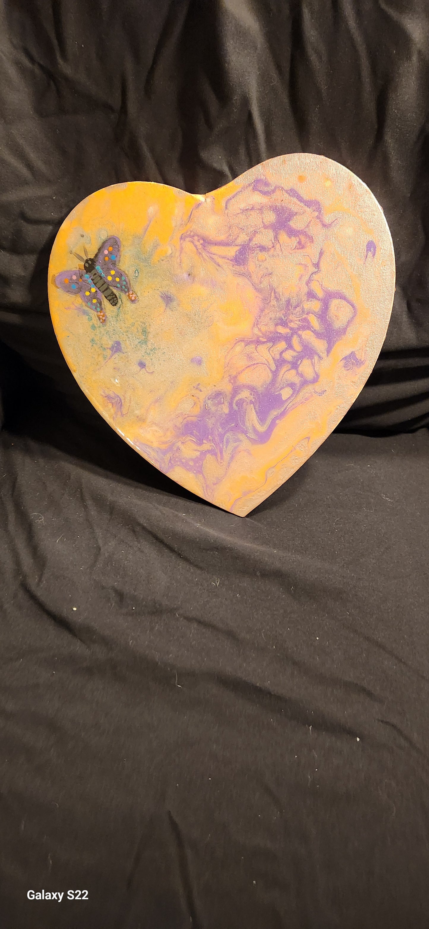 PAINT POURING ART /Hearty Butterfly