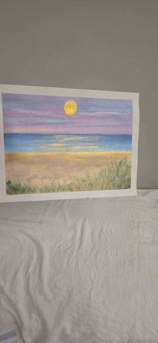 Watercolor Painting Cape Cod Getaway