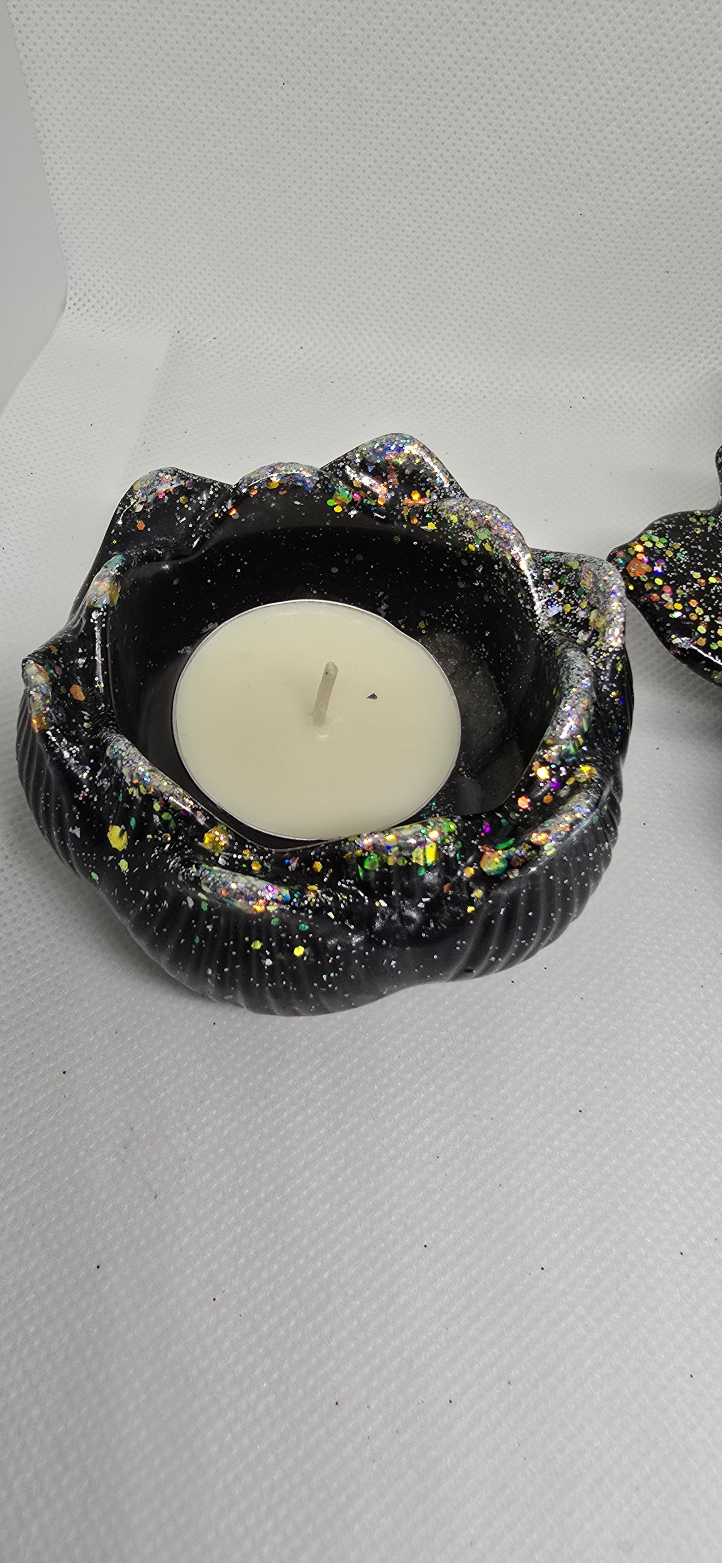 Resin tea light holders