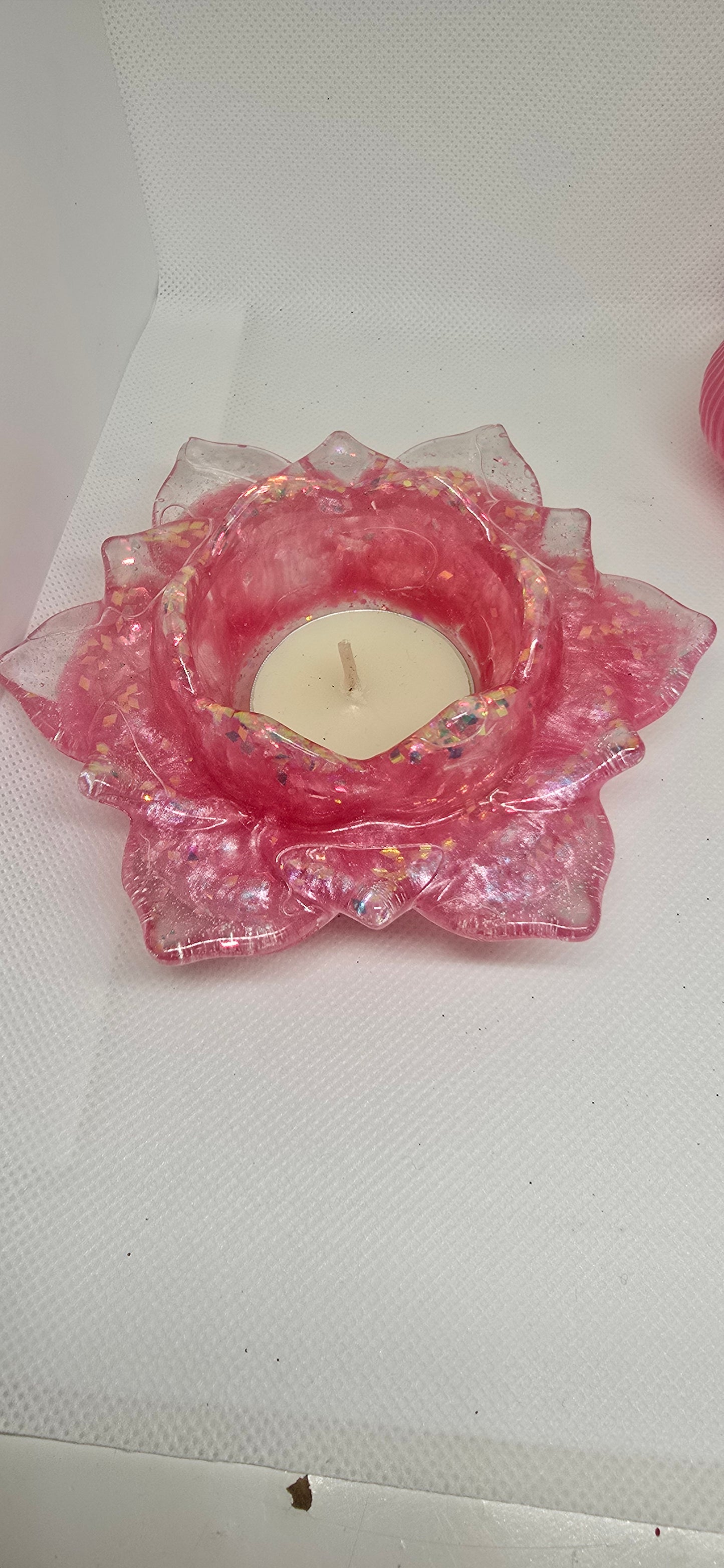 Resin tea light holders