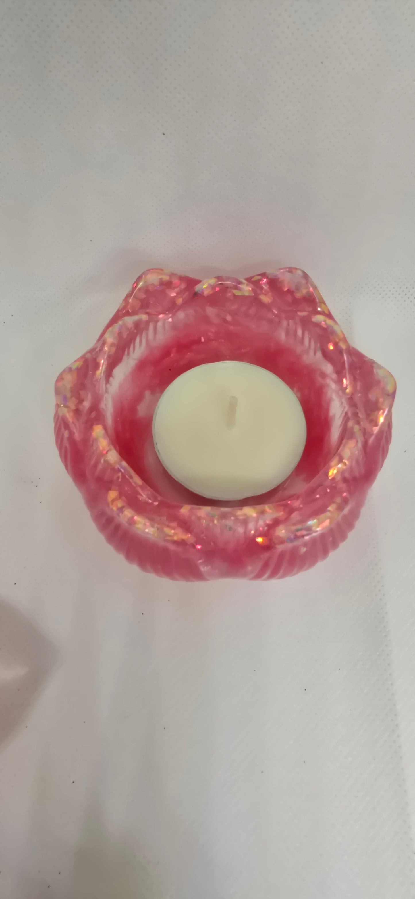 Resin tea light holders