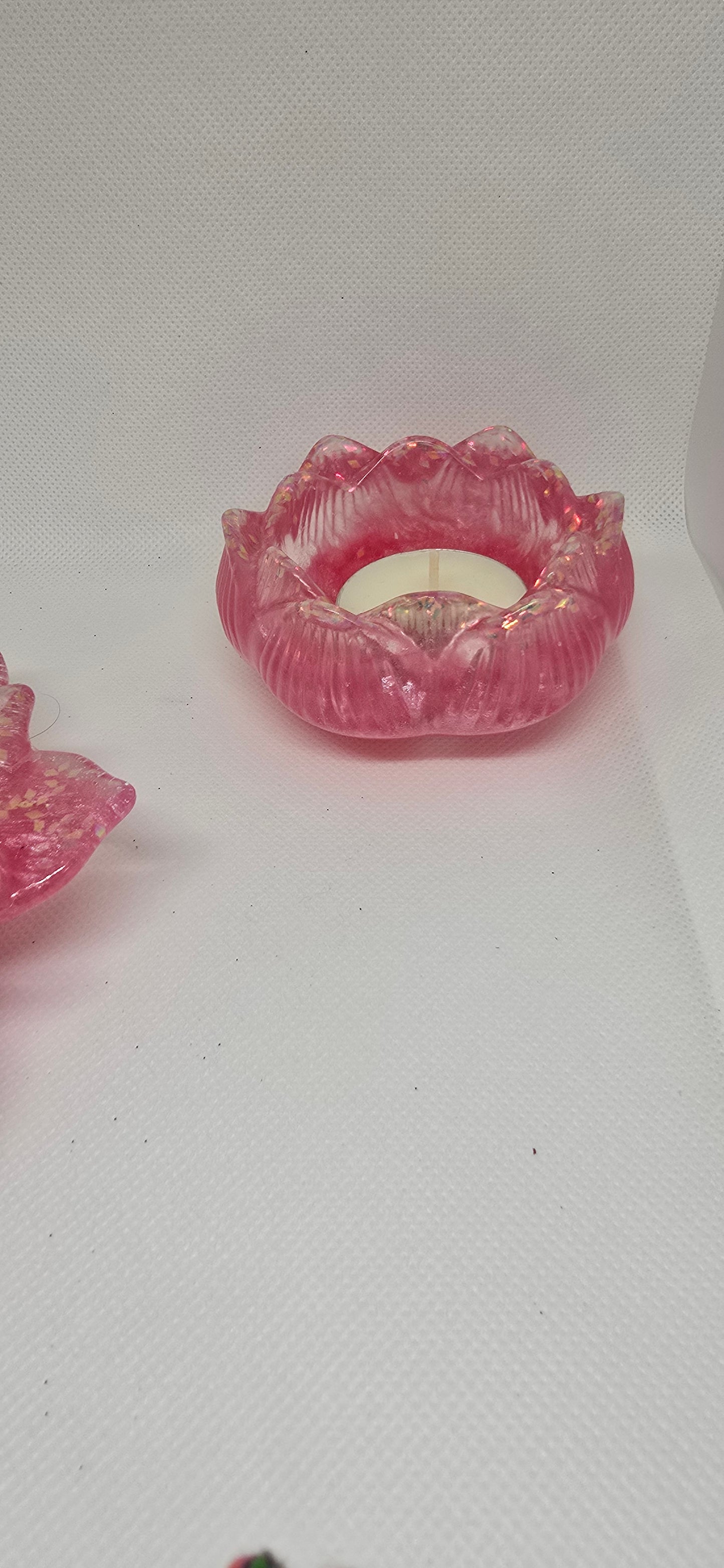 Resin tea light holders