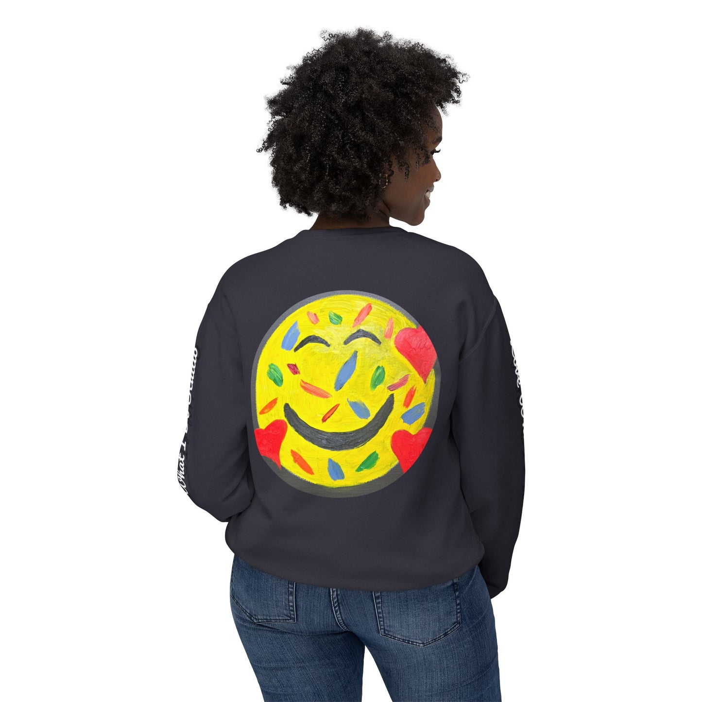 Love What I Do Smiley Sweatshirt