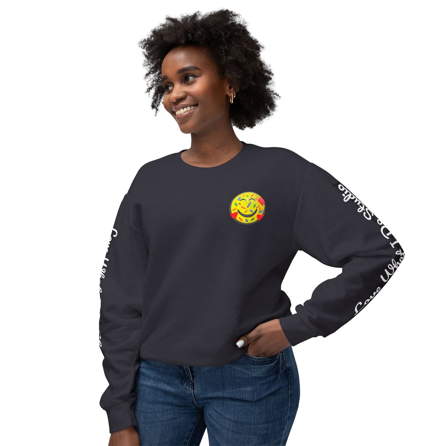 Love What I Do Smiley Sweatshirt