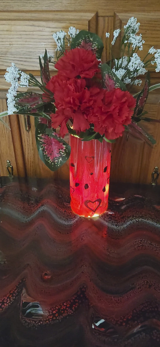 Valentine Light up Vase