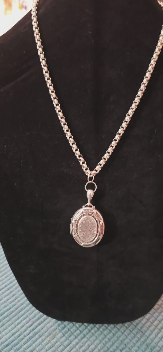 Antique Sterling Silver Locket