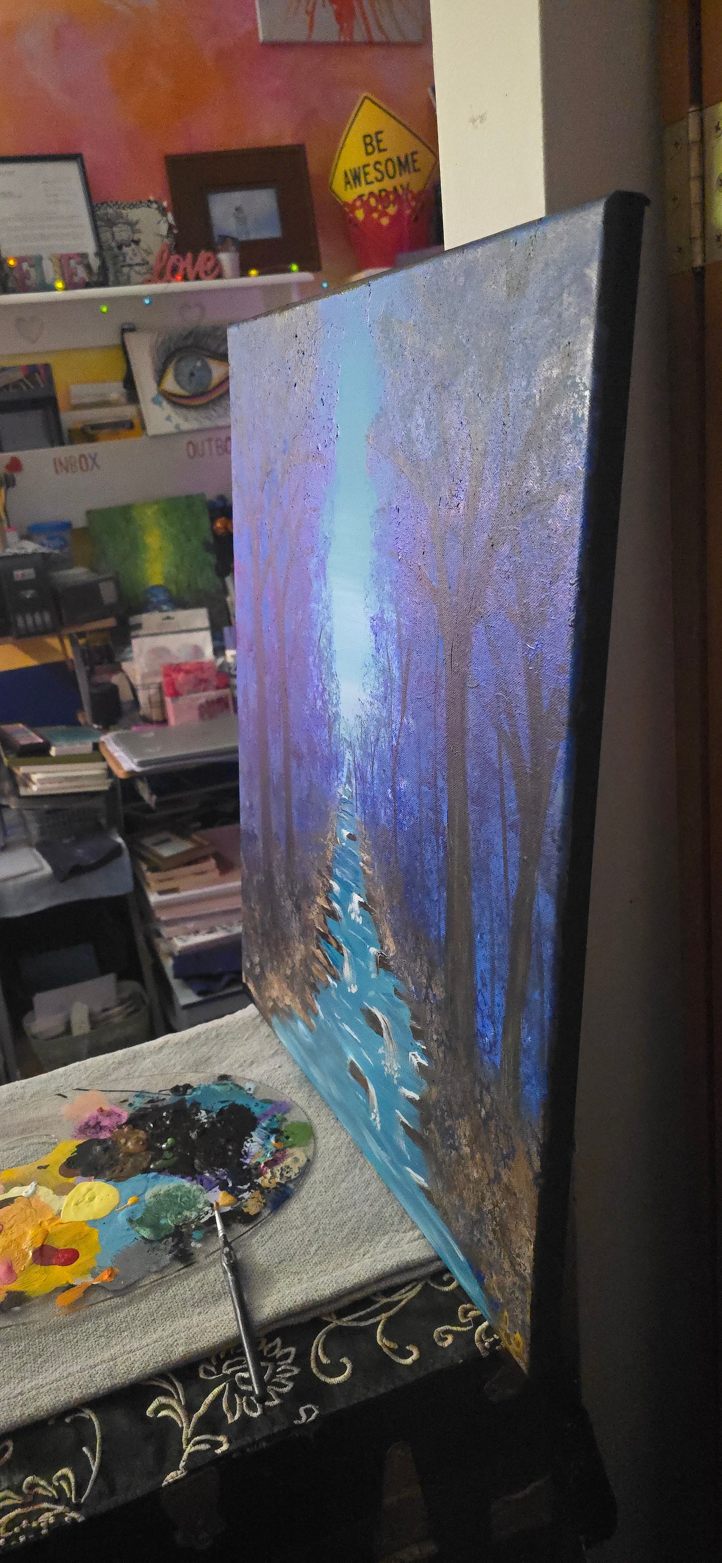 Acrylic Painting 24x20 in Path of Quiet Light