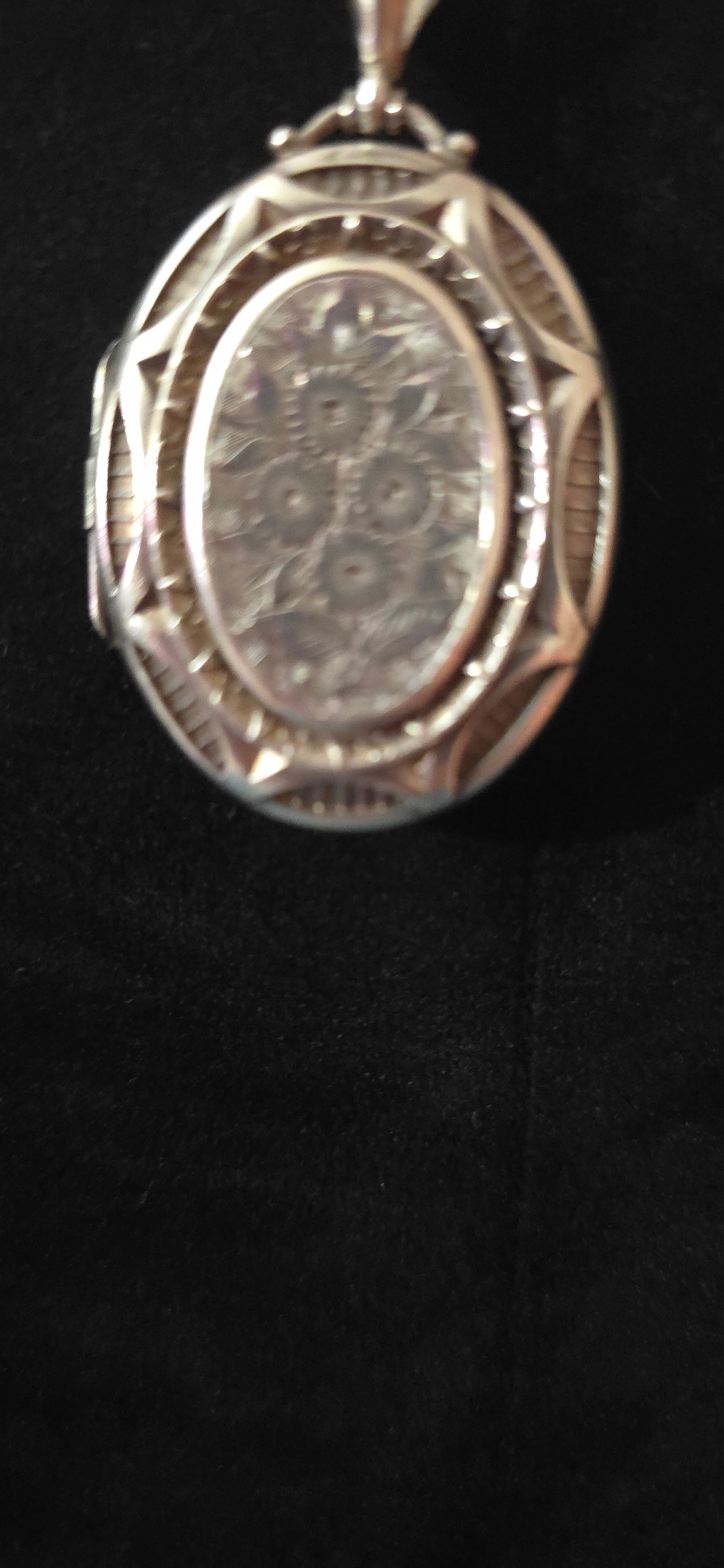 Antique Sterling Silver Locket